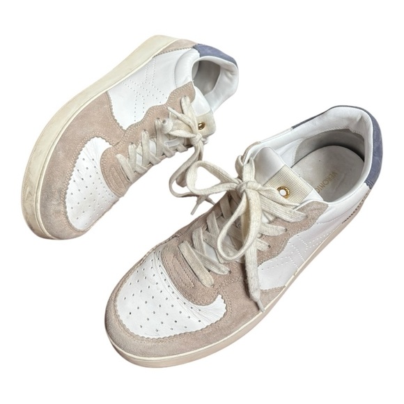 Veronica Beard Lennox Sneakers White Dusk Blue Women’s Size 11 M - Picture 12 of 15